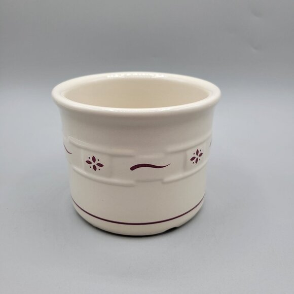 Longaberger Stoneware Ceramic Crock Pottery Planter 3.5" Tall - Picture 1 of 7